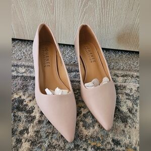 Journee Collection Blush KITTEN Heels